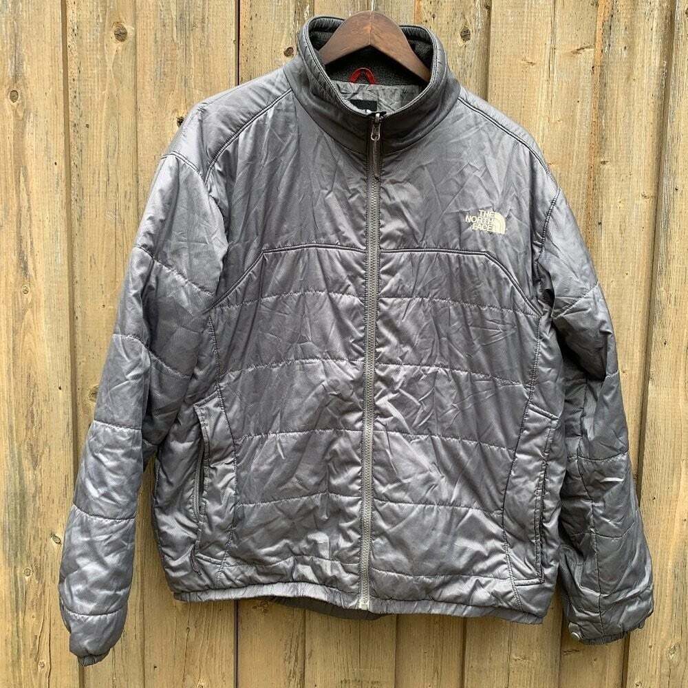 The North Face Jacket Large Silver/Gray